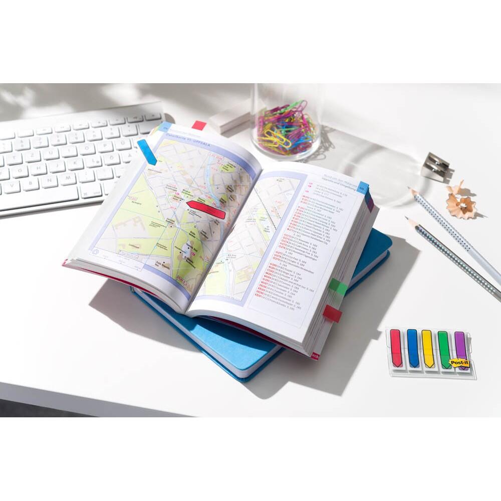 Post-it Index Mini Haftmarker farbsortiert "Pfeil" - 4 x 24 Streifen