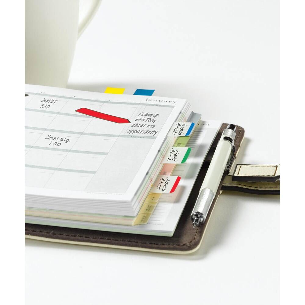 Post-it Index Mini Haftmarker farbsortiert "Pfeil" - 4 x 24 Streifen