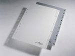 DURABLE Ordnerregister A4 nummeriert - 10-teilig - grau
