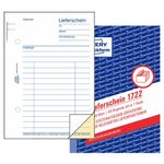 AVERY Zweckform Lieferschein Formularbuch 1722 - 2 x 40 Blatt