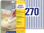 AVERY Zweckform Etiketten L4730REV-25 weiß 17,8 x 10,0 mm - 8.000 Stück