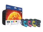 Brother Original LC-980 Druckerpatronen 4er Multipack BK/C/M/Y (LC980VALBPDR)