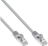 InLine® Patchkabel, SF/UTP, Cat.5e, grau, 1 m