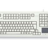 CHERRY Advanced Performance Line TouchBoard G80-11900 kabelgebundene Tastatur mit Touchpad (USB, hellgrau)