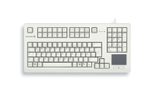 CHERRY Advanced Performance Line TouchBoard G80-11900 kabelgebundene Tastatur mit Touchpad (USB, hellgrau)