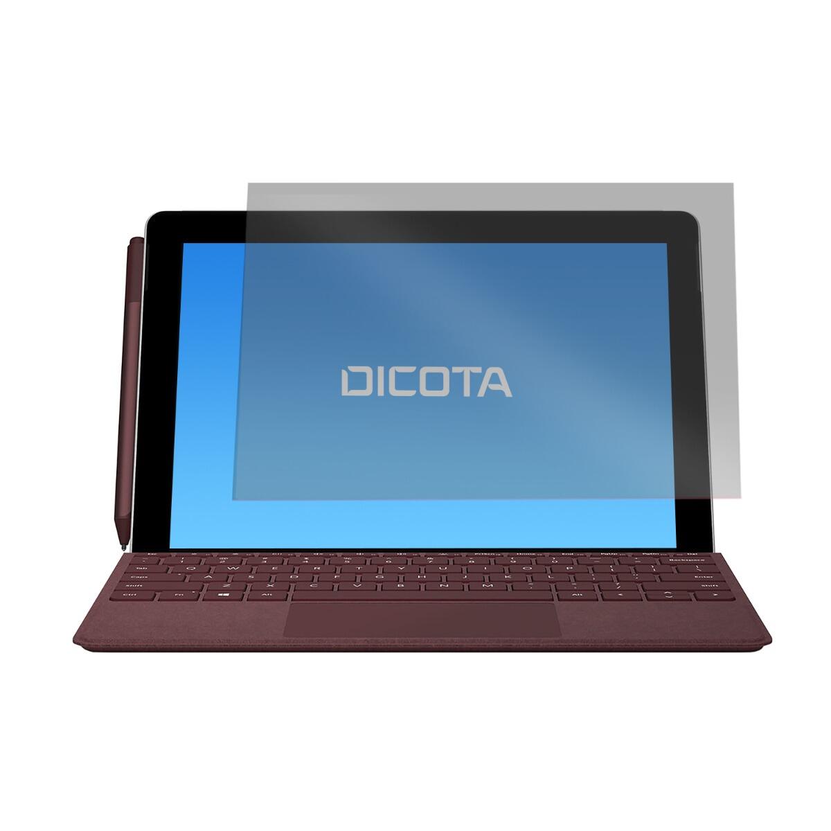 DICOTA Secret 2-Way, side-mounted , Sicherheits-Bildschirmfilter für Microsoft Surface Go