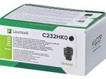 Lexmark Original Toner - schwarz (C232HK0) für C2325dw, C2425dw, C2535dw, MC2325adw, MC2425adw, MC2535adwe