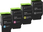 Lexmark Original Toner - 4er Multipack für C2325dw, C2425dw, C2535dw, MC2325adw, MC2425adw, MC2535adwe