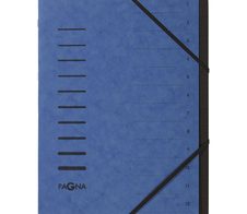 PAGNA Ordnungsmappe 12 Fächer - blau