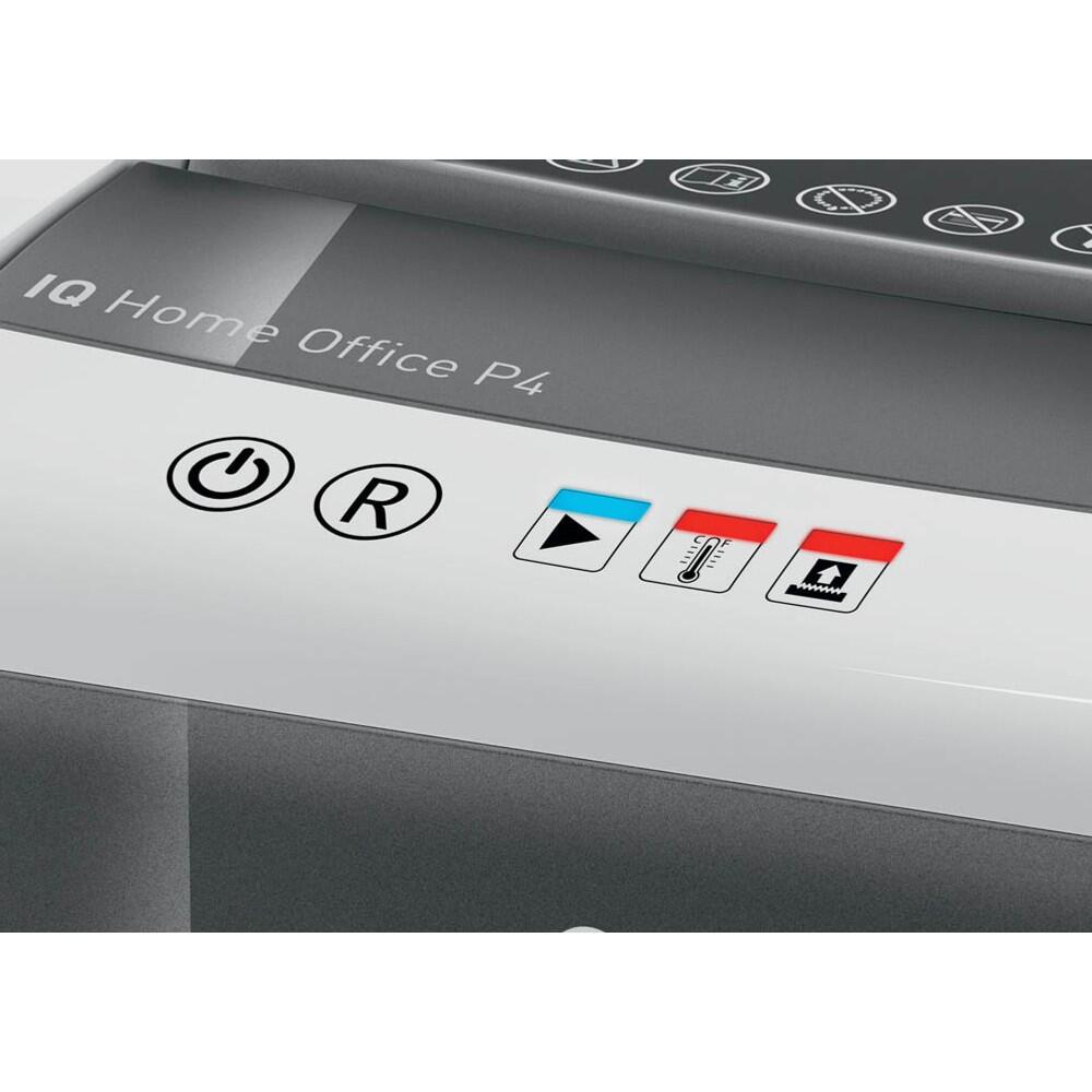 LEITZ IQ Slim Home Office Aktenvernichter P-4 10 Blatt weiß