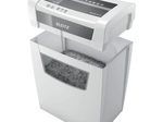 LEITZ IQ Home Office Aktenvernichter mit Partikelschnitt P-4, 4 x 28 mm, bis 10 Blatt, weiß
