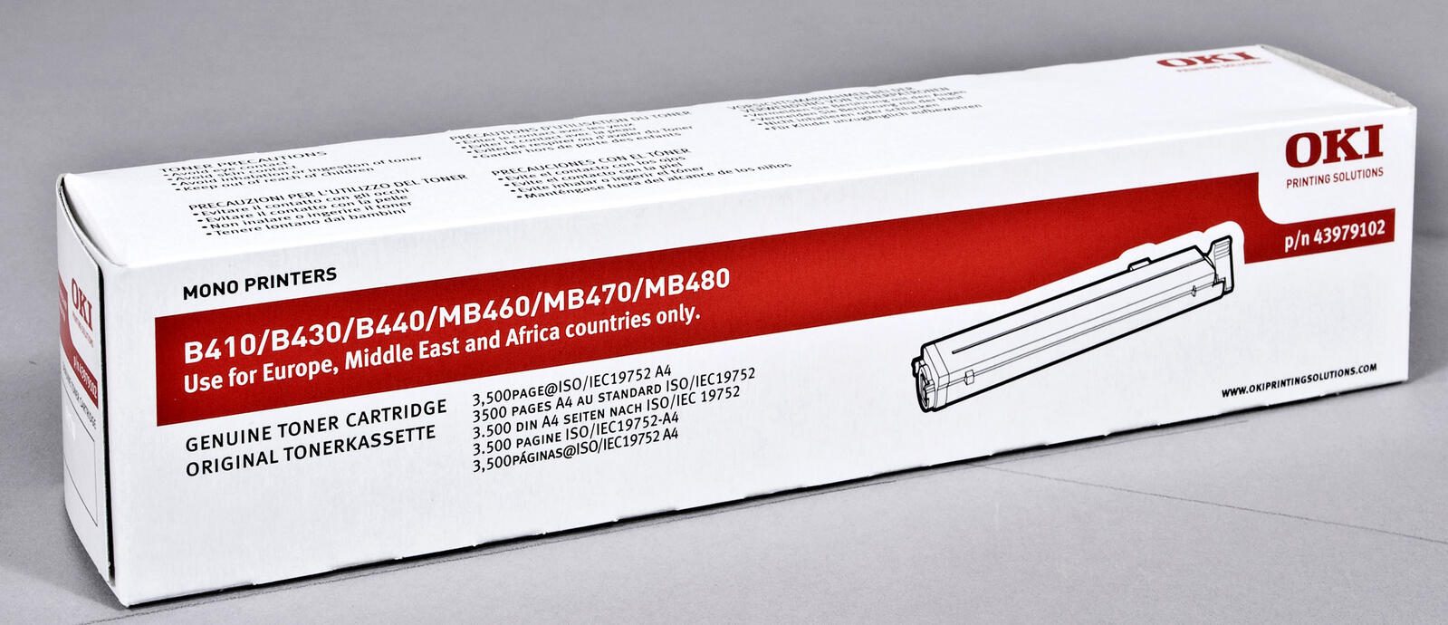 OKI Original Toner schwarz 3.500 Seiten (43979102)