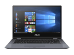 ASUS Vivobook 14 35,56 cm (14") Convertible Touch Notebook Intel Core i3-8130U, 8GB RAM, 256GB SSD, Full HD, Win10 Home