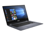 ASUS Vivobook 14 35,56 cm (14") Convertible Touch Notebook Intel Core i3-8130U, 8GB RAM, 256GB SSD, Full HD, Win10 Home