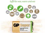 GP Batterie SUPER E-Block - 9,0 V
