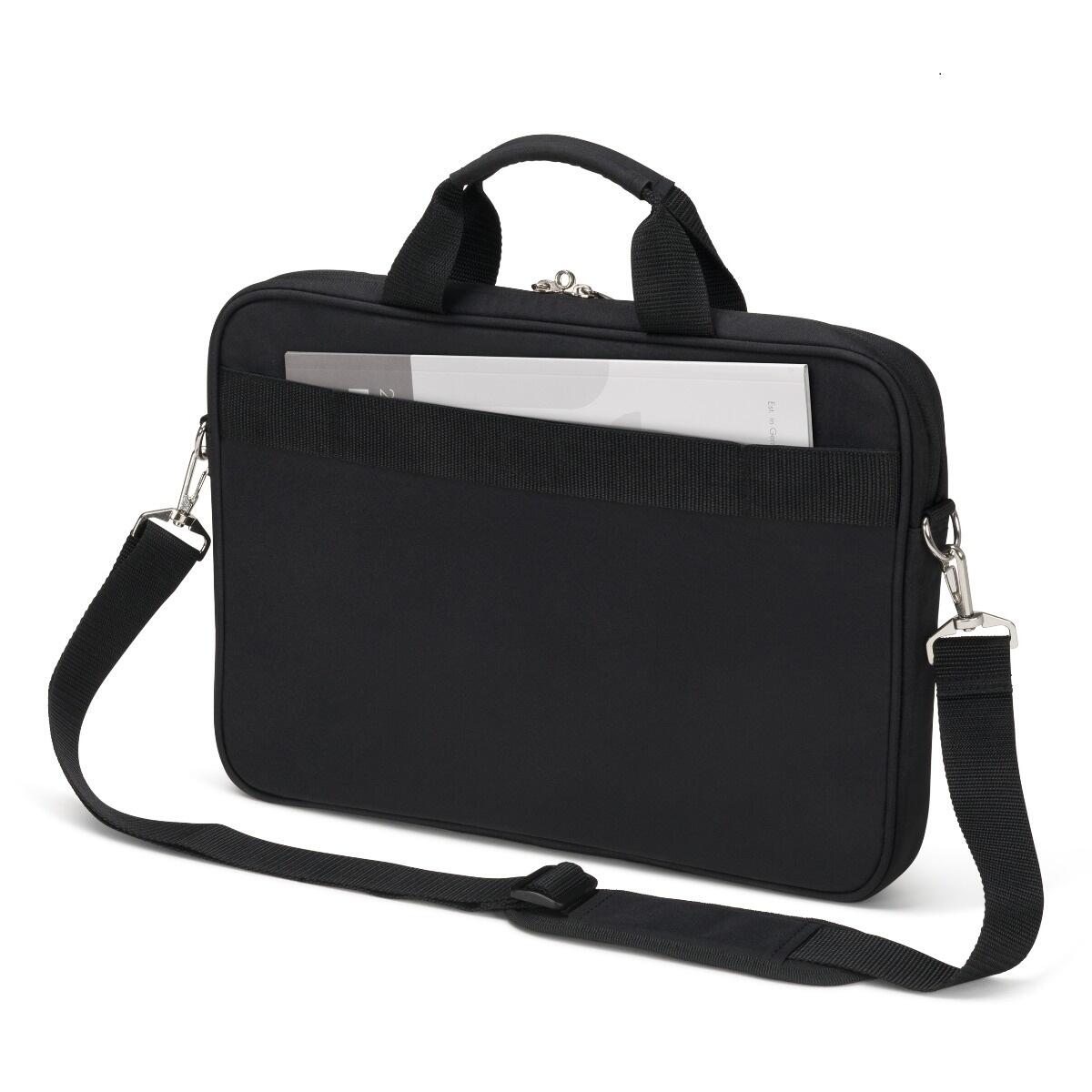DICOTA Top Traveller Wireless Mouse Kit 39,6 cm (15.6") Notebook-Tasche inkl. optische Funkmaus, schwarz