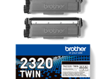 Brother Original TN2320 TWIN - Toner - schwarz (TN2320TWIN)