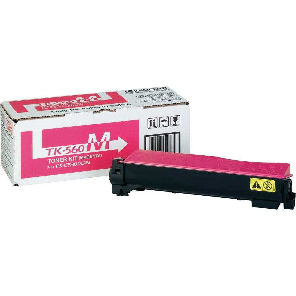 Kyocera Original TK-560M Toner magenta 10.000 Seiten (1T02HNBEU0) für ECOSYS P6030cdn, FS-C5300DN, C5350DN