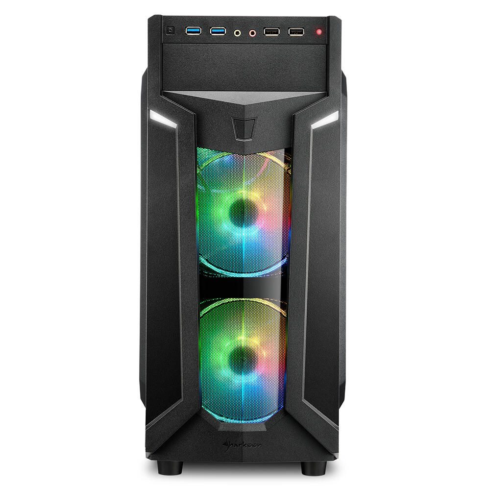 Sharkoon PC Gehäuse VG6-W RGB ATX schwarz