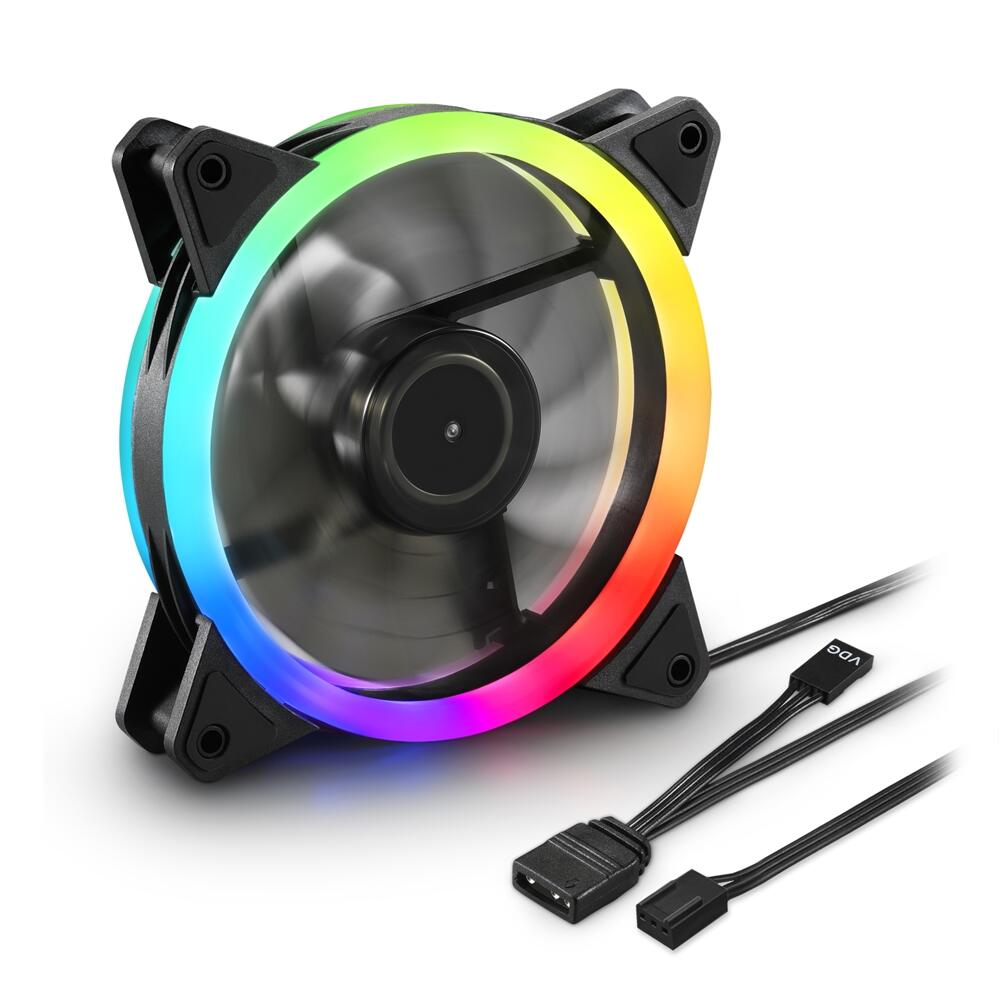 Sharkoon SHARK Blades RGB Gehäuselüfter, schwarz