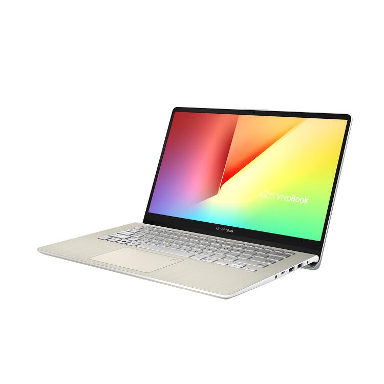 ASUS Vivobook S14 35,56 cm (14") Notebook Intel Core i5-8265U, 8GB RAM, 256GB SSD, Full HD, Icicle Gold