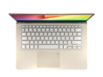 ASUS Vivobook S14 35,56 cm (14") Notebook Intel Core i5-8265U, 8GB RAM, 256GB SSD, Full HD, Icicle Gold