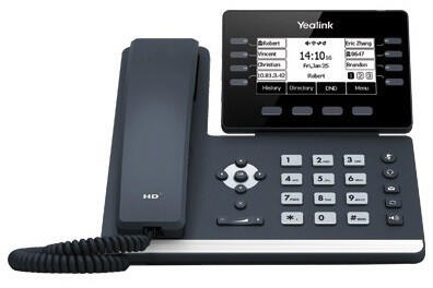 Yealink SIP-T53W - VoIP-Telefon mit Bluetooth-Schnittstelle mit Rufnummernanzeige - schwarz