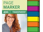 sigel transparente Haftmarker - 6 x 50mm - 400 Blatt
