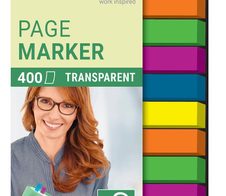 sigel transparente Haftmarker - 6 x 50mm - 400 Blatt