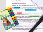 sigel transparente Haftmarker - 6 x 50mm - 400 Blatt