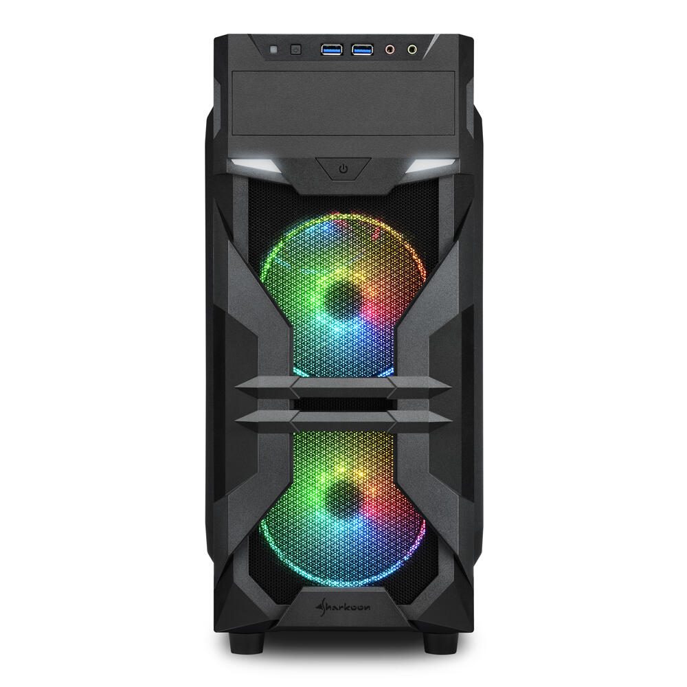 Sharkoon PC Gehäuse VG7-W RGB ATX schwarz
