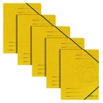 herlitz Eckspanner easy orga DIN A4 - gelb - 5 Stück