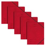 herlitz Eckspanner easy orga DIN A4 rot - 5 Stück