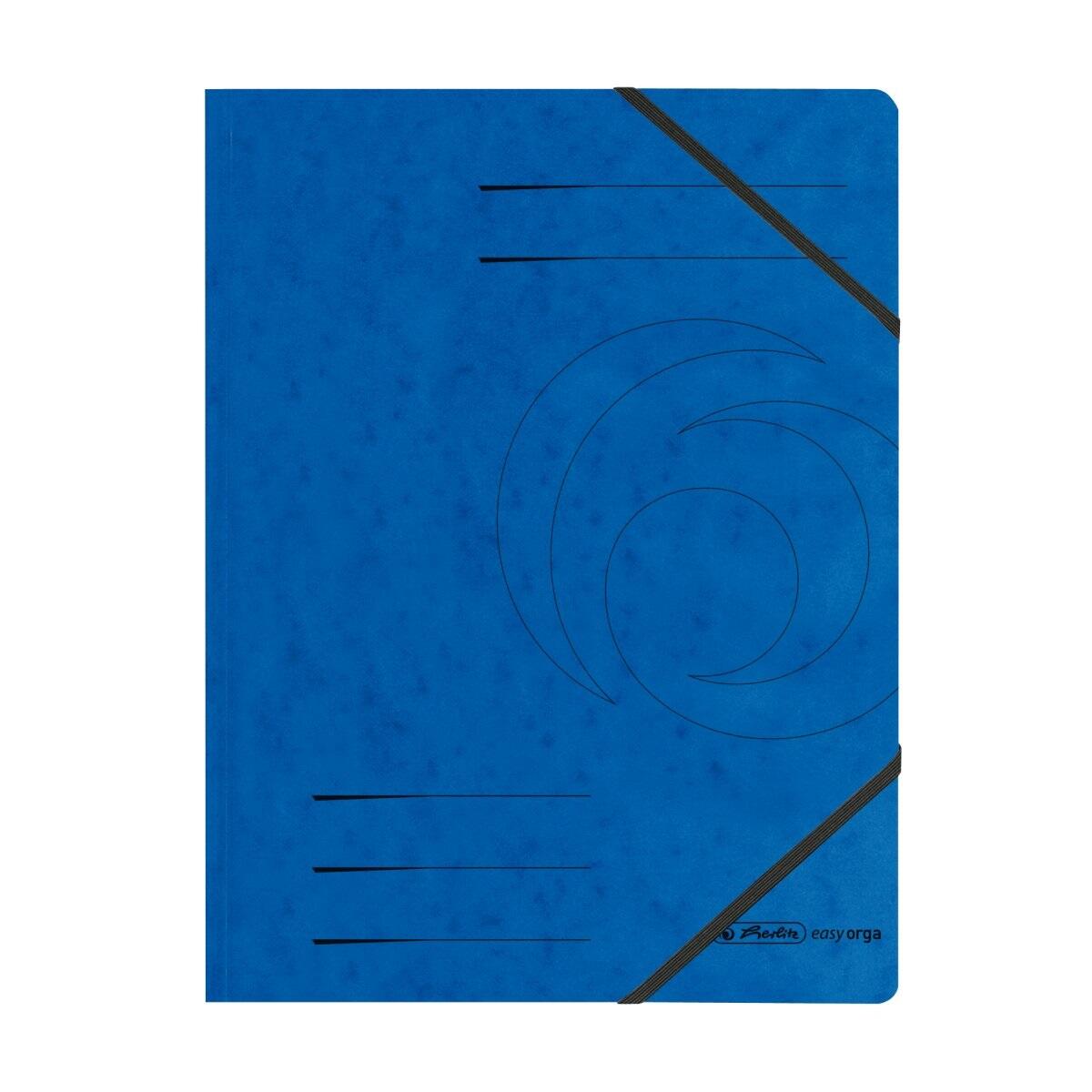 herlitz Eckspanner A4 blau - 5er Pack