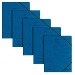 herlitz Eckspanner A4 blau - 5er Pack