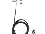 DICOTA Universal Security Cable Lock 3-fach austauschbarer Kopfmechanismus für alle Schließlösungen