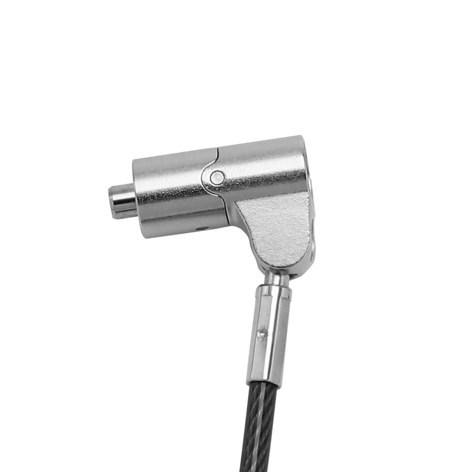 DICOTA Universal Security Cable Lock 3-fach austauschbarer Kopfmechanismus für alle Schließlösungen