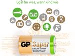 GP Batterien SUPER Baby C 1,5 V - 4 Stück