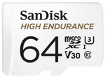 SanDisk High Endurance microSDXC Speicherkarte 64GB + SD Adapter