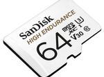 SanDisk High Endurance microSDXC Speicherkarte 64GB + SD Adapter