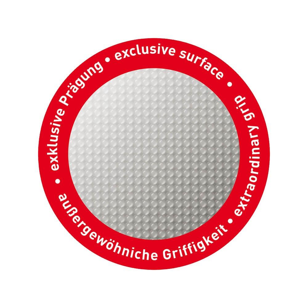herlitz Sichthüllen Aktenhülle DIN A4 rot genarbt 0,19 mm - 10 Stück