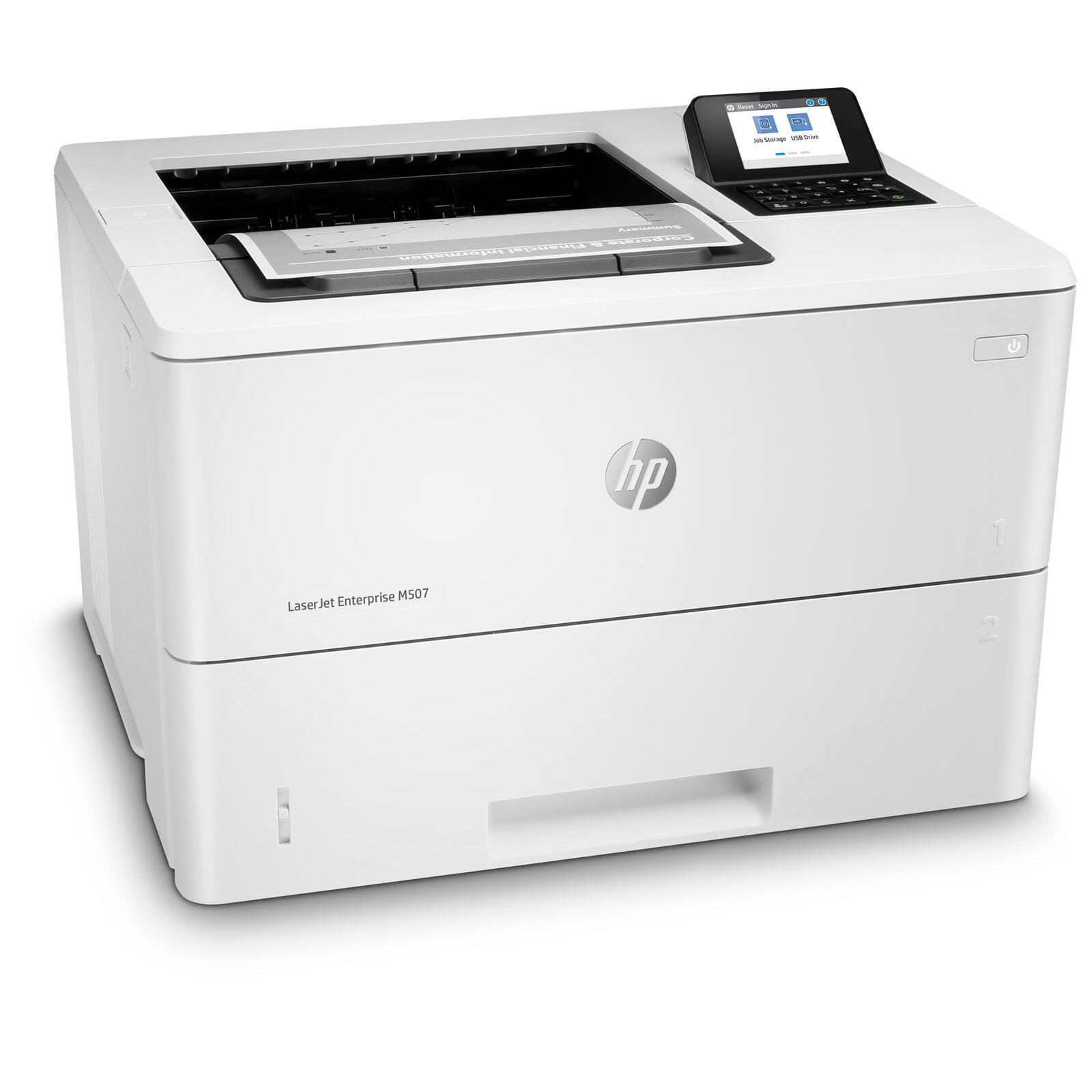 HP LaserJet Enterprise M507dn Laserdrucker s/w