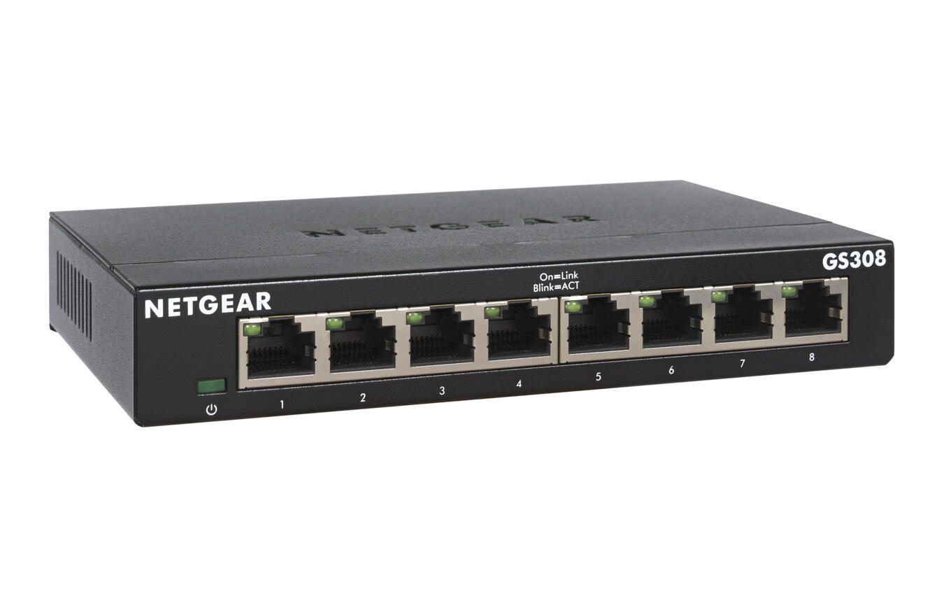 NETGEAR GS308v3 8-Port Unmanaged Switch