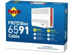AVM FRITZBox 6591 Cable Wireless Router Kabelmodem 4-Port-Switch GigE Wi-Fi 5 Dual-Band VoIP-Telefonadapter (DECT)