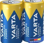 VARTA Batterien LONGLIFE Power Baby C 1,5 V - 2 Stück