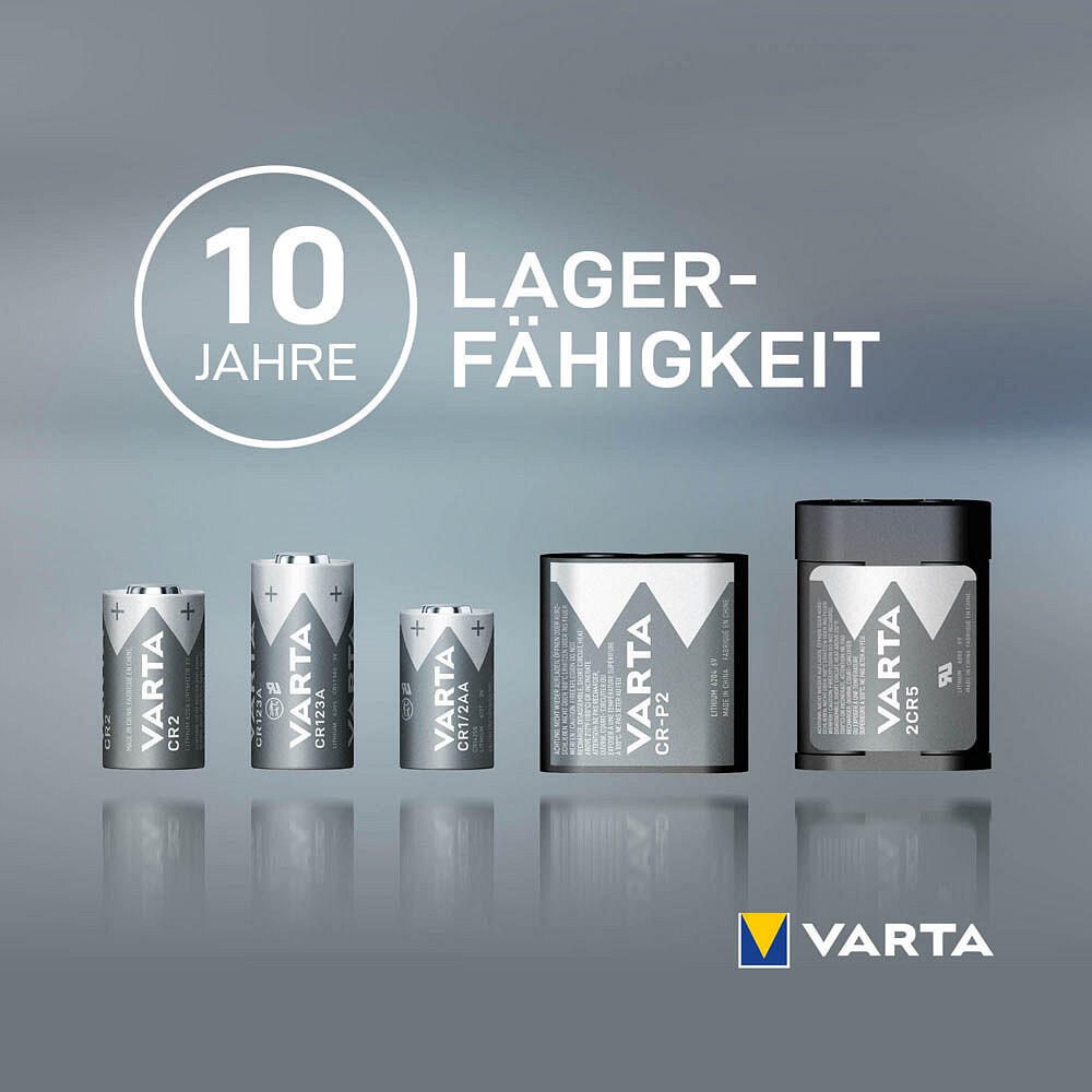 VARTA Batterie CR2 Fotobatterie 3,0 V - 1 Stück