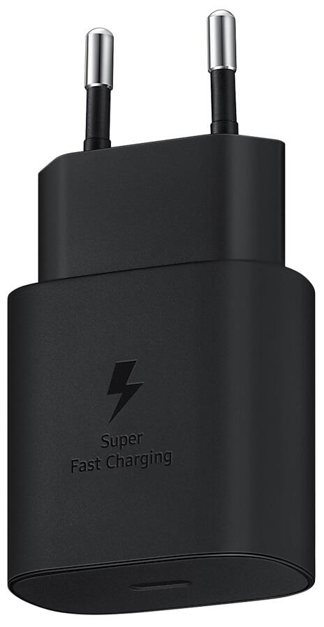 Samsung Schnellladegerät Schwarz - Bulkware (25W, 1m, USB-C)