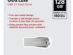 SanDisk Ultra Luxe USB-Stick 128GB
