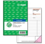 sigel Lieferschein mit Empfangsschein Formularbuch LI625 - 2 x 50 Blatt