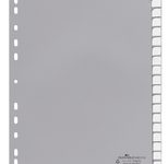 DURABLE Ordnerregister Vollformat A-Z grau 20-teilig - 1 Satz